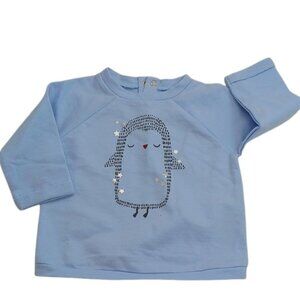 Jumping Beans Baby Boy Penguin Sweater Winter Comfy Size 6 Months
